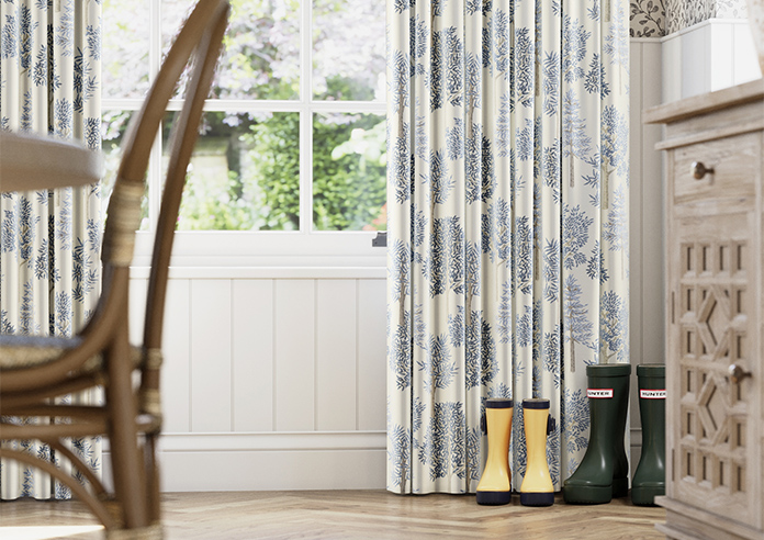 Coppice Faux Silk, Jean - Made to Measure Curtain - Image 5